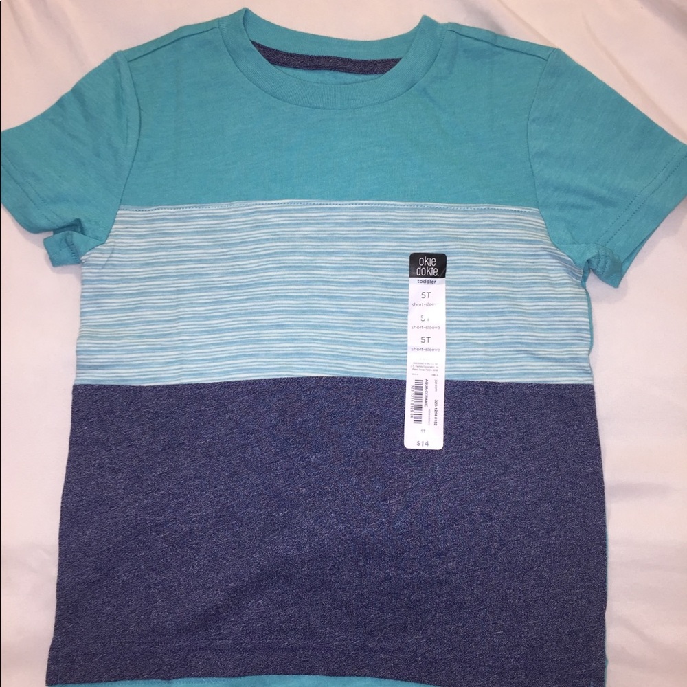 Okie Dokie Color Block Tee
